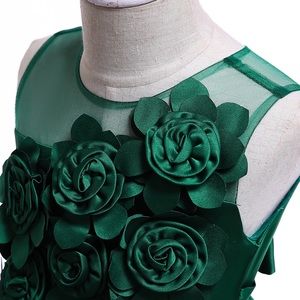 Emerald Green China Party Gown – Royal Princess Style main image 1